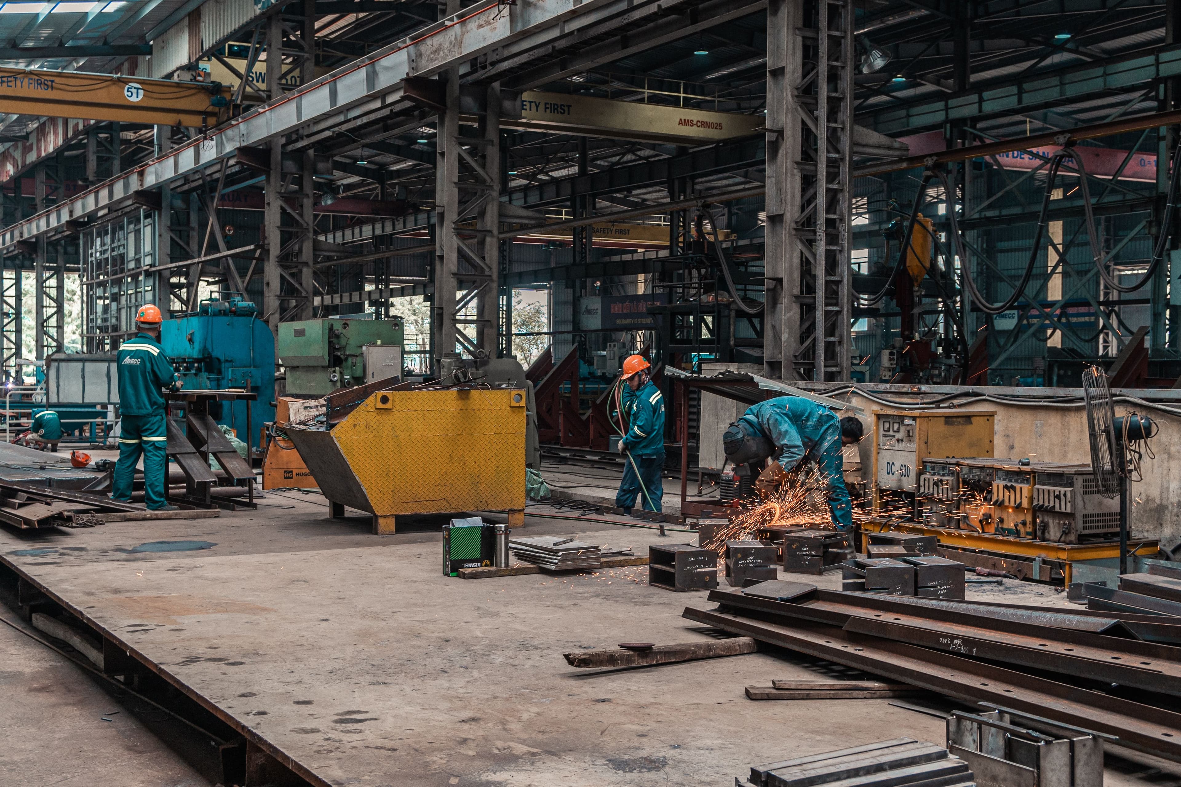 Steel stock at Arsal Steel Traders